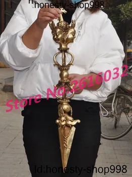 

wedding decoration Tibet buddhism brass horse head Mahakala buddha Dorje Vajra phurpa faqi dagger Christmas