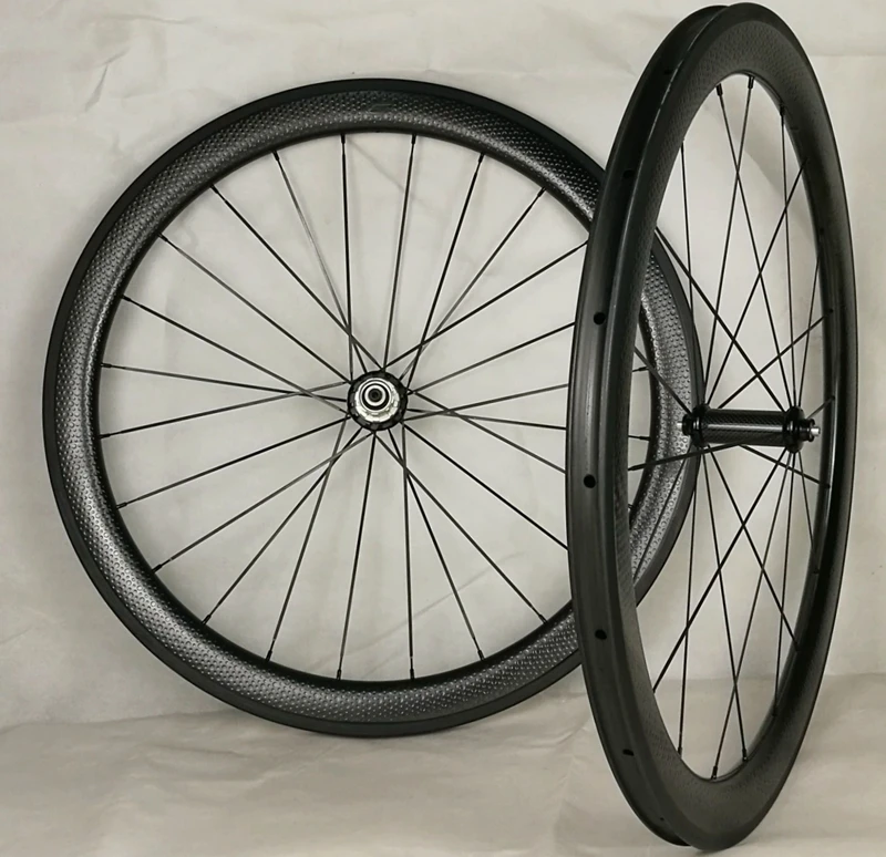 

700C dimple wheels free shipping 45mm carbon raod wheels 25mm width dimple wheelset bicycle cinlcher wheel Golf surface wheels