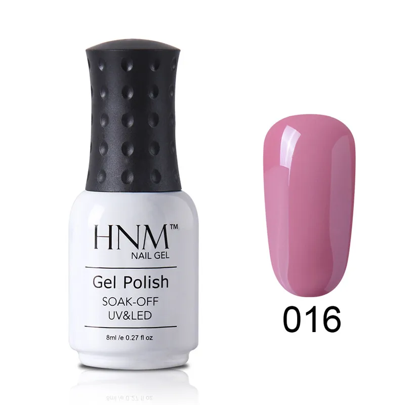 HNM 8 мл телесный цвет серия УФ-гель для ногтей Сделай Сам впитывающий Гель-лак базовый топ Полупостоянный лак для ногтей - Цвет: NU016