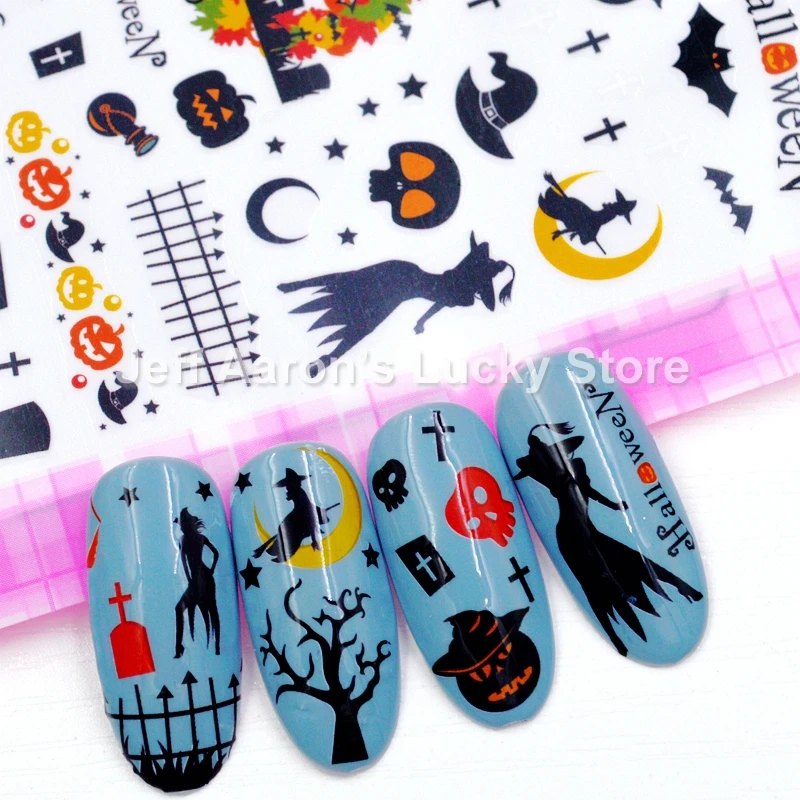 halloween nail art