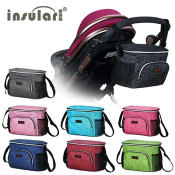 

Insular Fashion Baby Stroller bag Nappy Diaper mummy bag carriage hanging basket storage organizer travel Feeding Bottle Bags