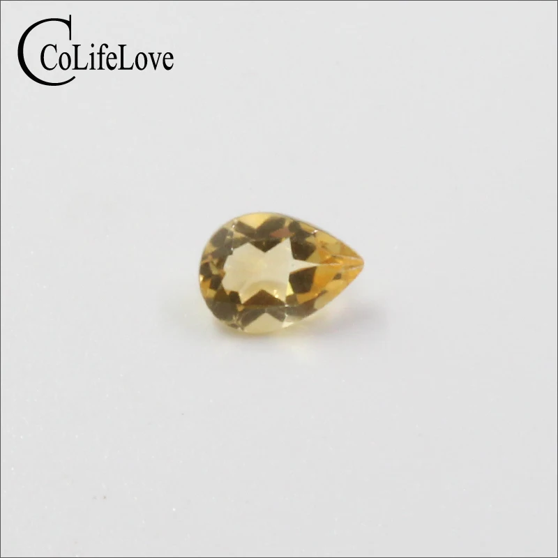 5mm*7mm 100% natural pear cut citrine loose gemstone for jewelry DIY 5mm*7mm 100% natural pear cut citrine loose gemstone for jewelry DIY