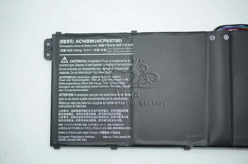 JIGU New Original 15.2V 48Wh Laptop Battery For Acer For Aspire V3 V3-371 V3-371-30FA AC14B8K