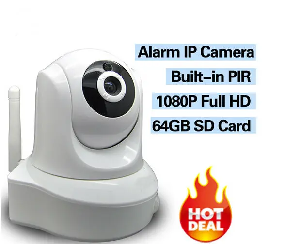 PIR Mobile Phone APP Push P2P WiFi 1080P 2 Megapixel HD Wireless Pan Tilt IP Camera Home Baby Monitor Nanny Robot PT Camera