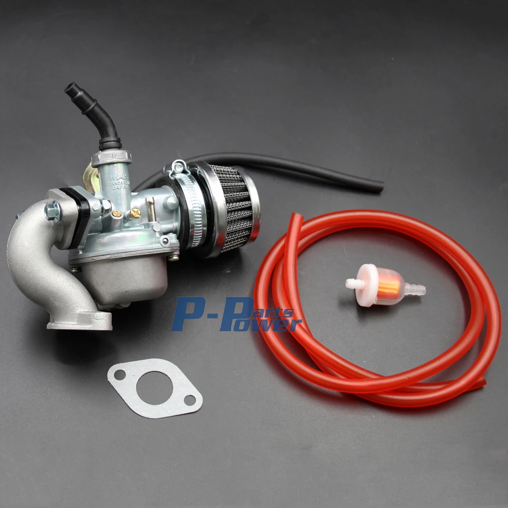 19mm Carburetor Carb Air Filter Intake Pipe Gasket Fuel Line Hose Gas
