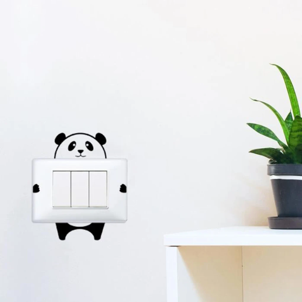 

Panda Switch Wall Stickers Wallpaper Kitchen Poster Paster Decals
