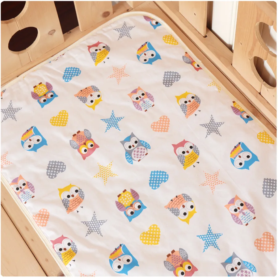 50*70cm Baby Bassinet Mattress Thicken Quilted Waterproof Crib Mattress Baby Cartoon Kawaii Colchitas Para Bebe Baby Lounger