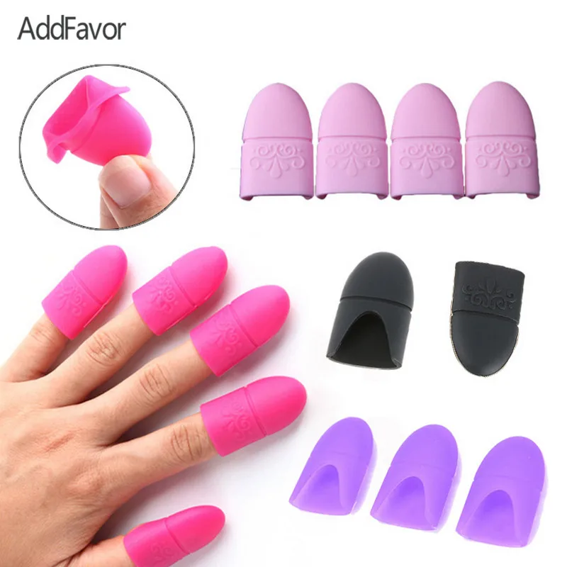 Addfavor 10Pc Polish Remover Soak Off Cap Nail Art Tool Nail Gel