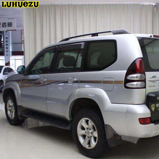 Luhuezu oe تصميم شريط سقف رف سقف لتويوتا لاند كروزر برادو 120 2003-2009 الاكسسوارات LC120 Luhuezu oe تصميم شريط سقف رف سقف لتويوتا لاند كروزر برادو 120 2003-2009 الاكسسوارات LC120