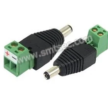 100 шт 2,1 мм DC Штепсель адаптер питания Питание CCTV аксессуары для безопасности Камера Системы SU-DC13