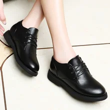 Новая весенняя модная женская повседневная обувь на шнуровке с круглым носком популярная высококачественная искусственная кожа на квадратном каблуке, тонкие туфли для девочек