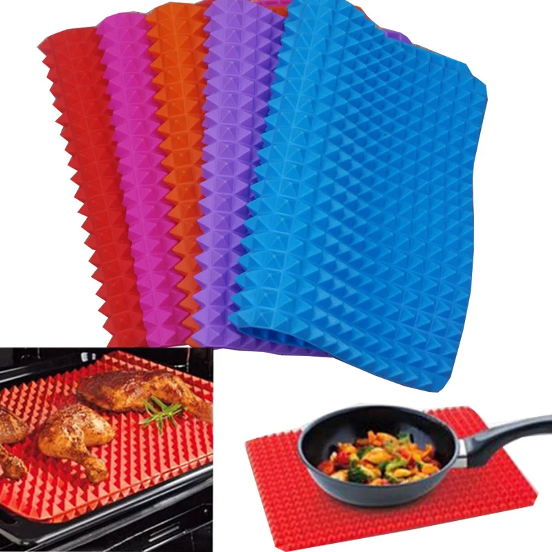 40x27cm-pyramid-bakeware-pan-4-color-nonstick-silicone-baking-mats-pads