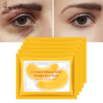 

Gold Masks Crystal Collagen Eye Mask Anti-Wrinkle Eye Patches For The Eye Face Mask Remove Black Eye Care