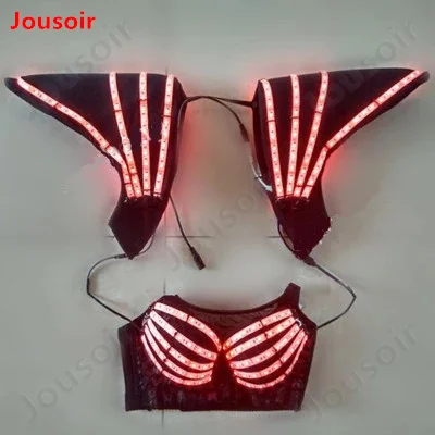 The new custom bar LED luminous performance clothing bra Kanjian remote control CD15 | Освещение