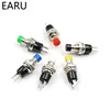 10Pcs Mini Micro DIY 7mm Thread 2 Pins Momentary Push Button Switch Red Black White Blue Yellow Green Lockless Self-rest ON/OFF ► Photo 2/6