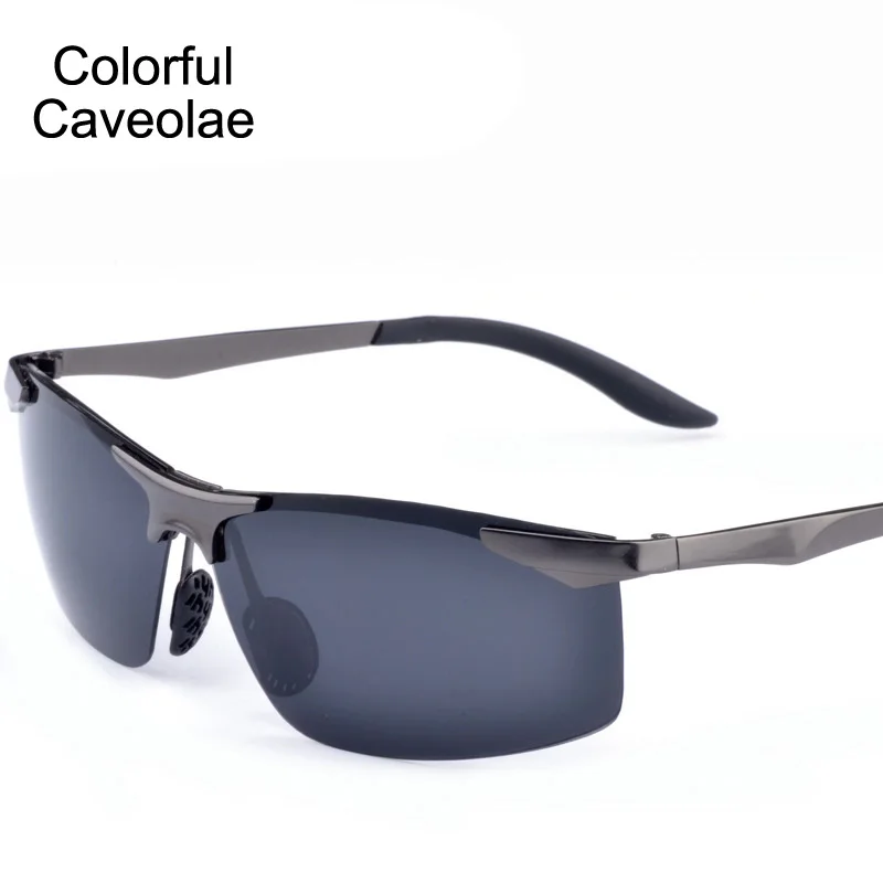 Colorful Caveolae Men Designer Sunglasses Casual UV400 Fashion Man Sun