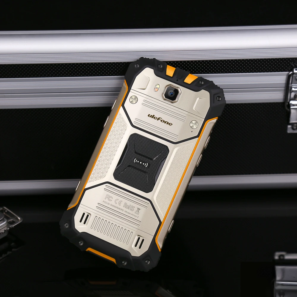 Ulefone Armor 2 IP68 водонепроницаемый мобильный телефон 5," 6 ГБ ОЗУ 64 Гб ПЗУ Helio P25 Восьмиядерный 2,6 ГГц NFC 4700 мАч 4G 16,0 Мп смартфон