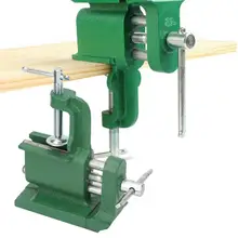 Зажим тиски универсальные настольные тиски рабочий зажим поворотный DIY ремесло 80 мм Открытие вращающиеся тиски Новые