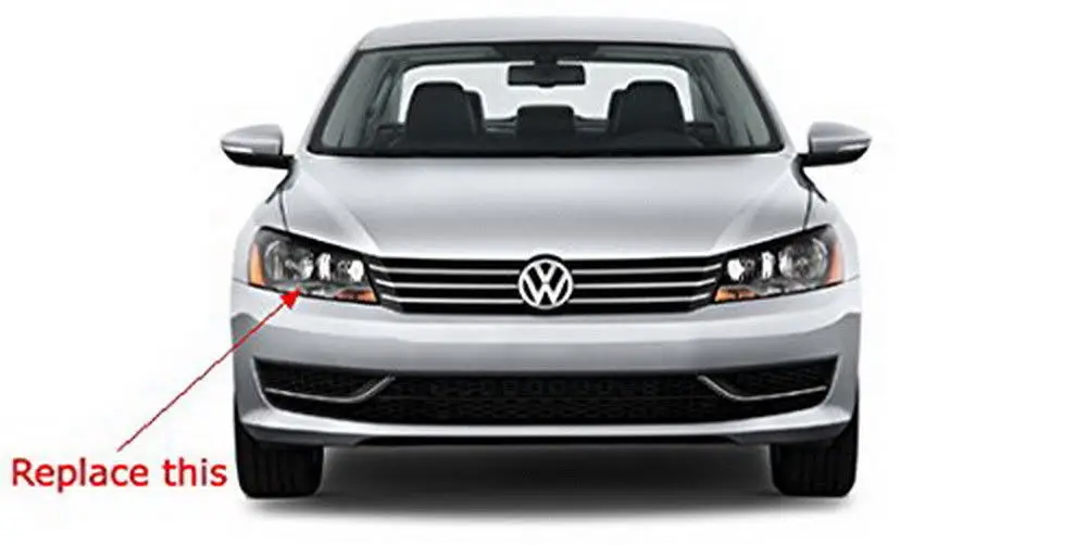 Скрытый белый 48 SMD светодиодный лампы для автомобилей Volkswagen B7 Passat Beetle дневные