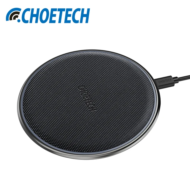 Cheap CHOETECH Fast QI Wireless Charger Pad For iPhone Xs / Xs Max Xr 8 Plus X 10W Portable charging For Samsung Galaxy S9 S8 S7 Note 