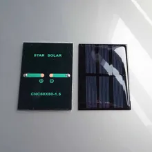 10 шт. 1,5 в 0,65 Вт мини обжимной инструмент для солнечной панели небольшой солнечной ячеечный модуль DIY солнечной энергии