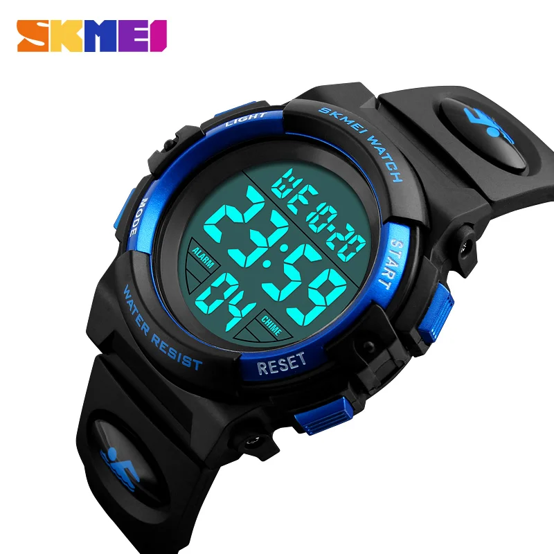 Relógio de Pulso para Crianças do Miúdo Estudante à Prova Skmei Marca Popular Crianças Relógio Esporte Relógios Led Digital Dwaterproof Água Novo