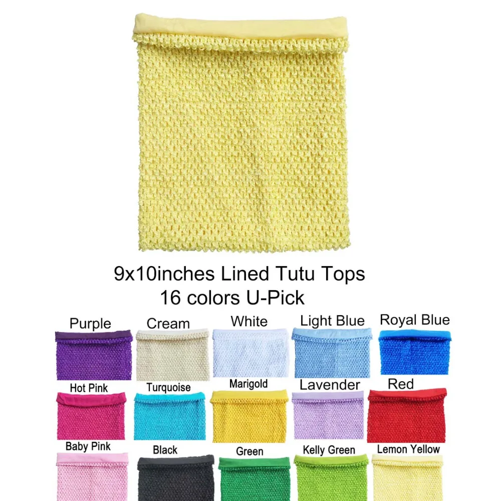 lined crochet tube top