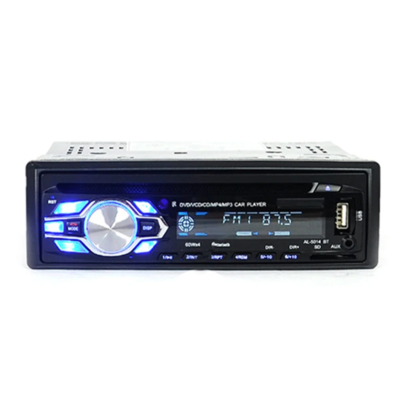 Автомобильный Радио Аудио стерео mp3 плееры DVD CD плеер 1Din 12 V автомобильный Handfree Indash Авторадио BT с пультом дистанционного управления dvd-плеер 5014