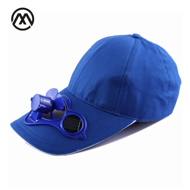 Cap with fan Solar Power panel Fan snapback baseball cap hip hop hat