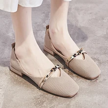 Г. Новые модные летние женские плоские квадртаные носки обувь с украшением в виде бабочки женские легкие туфли для медсестры на плоской подошве