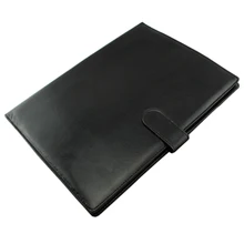 Btel Горячая A4 папка для конференций на молнии Бизнес искусственная кожа Органайзер для документов портфель черный