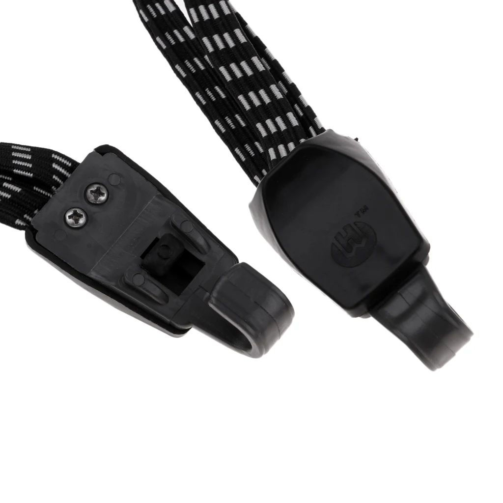 Bicycle Motorcycle Luggage Strap Elastic Bungee Rope Tie Fixed Suitcase Band with Plastic Hooks
