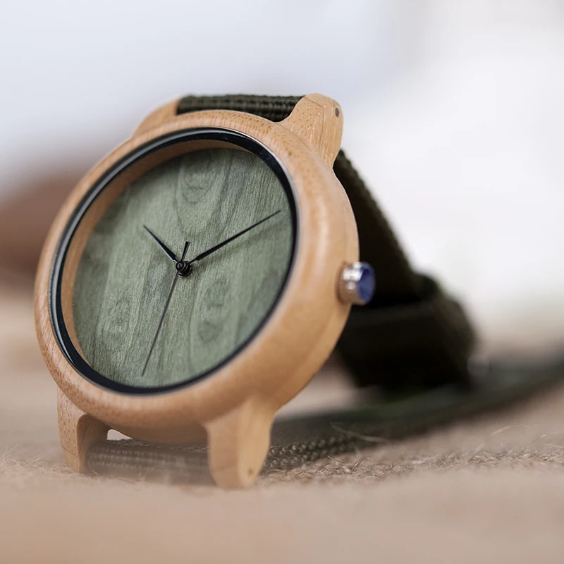 BOBO BIRD reloj mujer Бамбуковые мужские часы простые наручные рождественские подарки