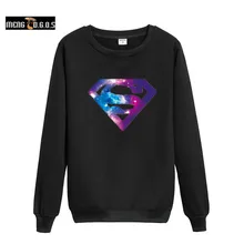 MENGD. G. O. Выстрел!! супермен Логотип 2XL Harajuku Толстовка в Бэтмен Super Man Мужские Толстовки и Толстовки Хип-Хоп Мальчиков Пар