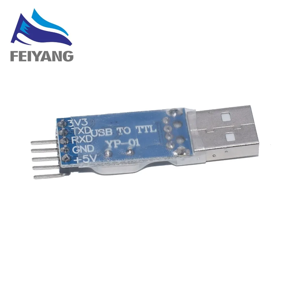 1 шт. SAMIORE робот PL2303 модуль USB-to-ttl обновление девять щеток PL2303HX STC MCU загрузочный кабель, щетка линии