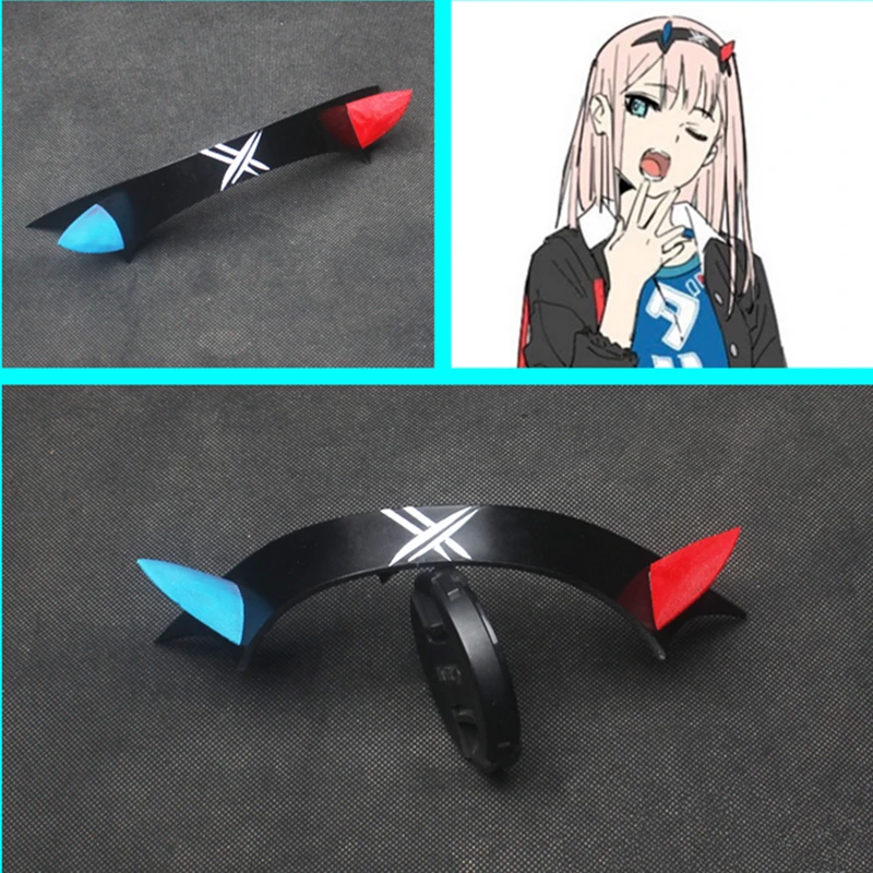 DARLING in the FRANXX Zero Two Косплей Опора головные уборы ПВХ рога повязка для волос