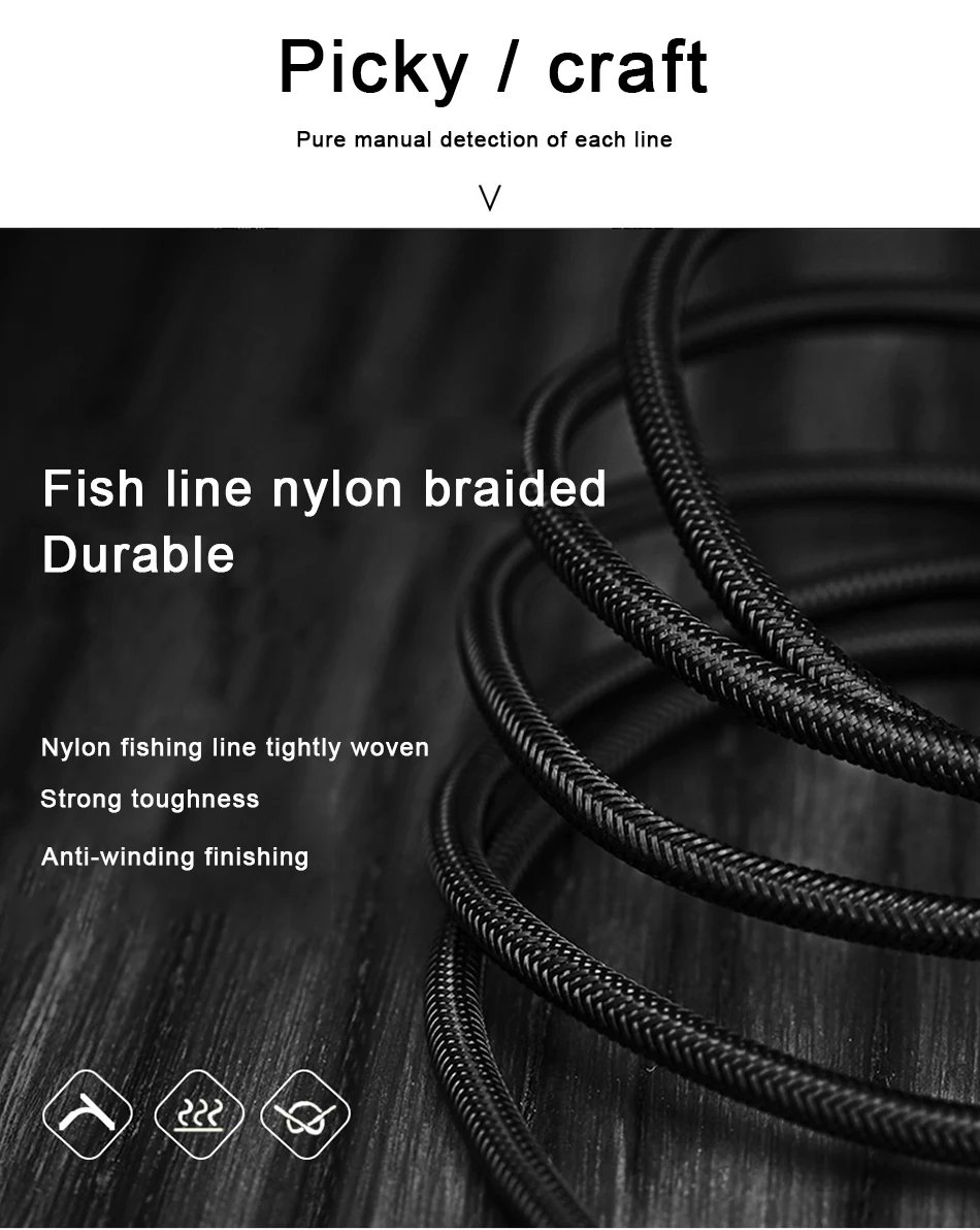 NOHON Nylon Fast Charging Cable Lighting For iPhone X 8 7 6 5S Plus 5C Charge Cord For iPad Air Mini 2 3 Quick Charger Line 1 (4)