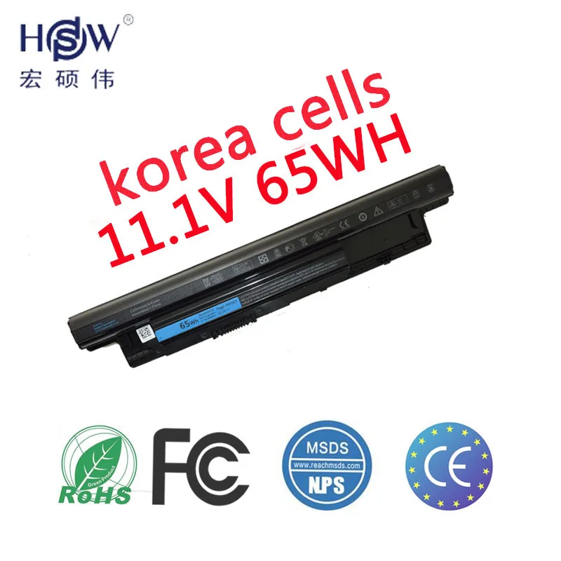 HSW Батарея для Dell Inspiron 14 (3421) 14R (5421) 15 (3521) 15R (5521) 17 (3721) 17R (5721) Vostro 2421 2521 312 1390 0MF69|battery for