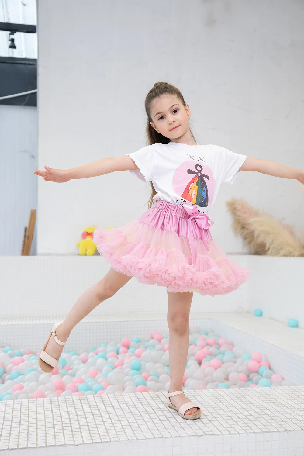 MERICAL Baby Clothes,Girls Kids Baby Dance Fluffy Tutu Skirt Pettiskirt Ballet Fancy Costume