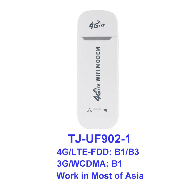 TIANJIE 4G LTE USB wifi модем 3g 4g usb dongle автомобильный wifi роутер 4g lte dongle сетевой адаптер с слотом для sim-карты - Цвет: UF902-1