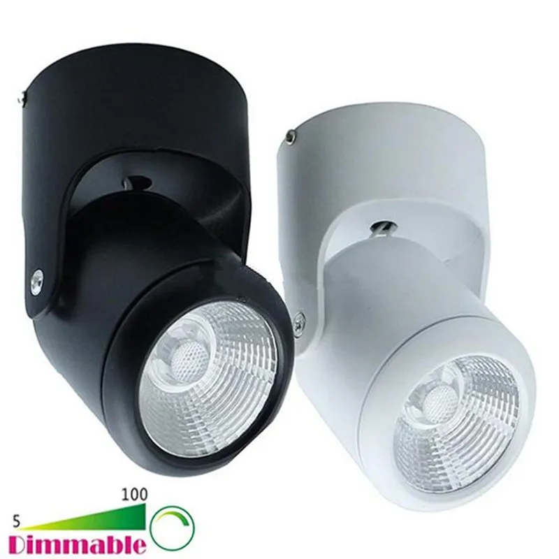 10x dimmable потолочный светильник 15 Вт 25 Вт удара Открытый Прожекторы поверхностного монтажа светодиодные светильники AC 110 в-240 В