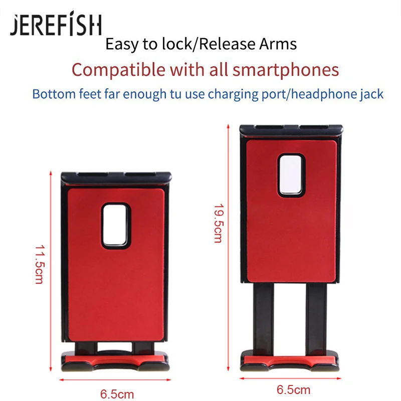 JEREFISH лобовое стекло автомобильный держатель для планшета приборная панель автомобильный держатель для телефона для iPhone samsung huawei iPad Mini xiaomi автомобильный держатель