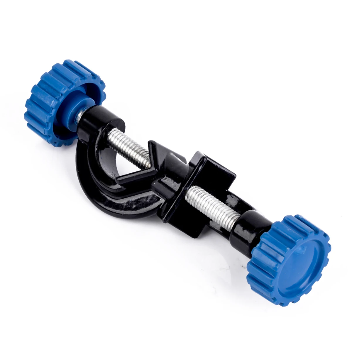 

1pc 90 Degree Double Top Wire Clamps Holder Metal Lab Stand Grip Supports Right Angle Clip