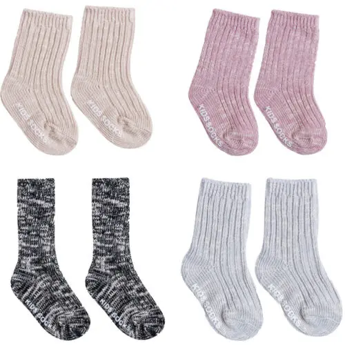 

Fashion Cute Baby Girl Toddler Kids Anti-slip Socks Thermal Winter Knitted Socks