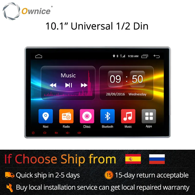 Ownice C500 10," Универсальный 2 din dvd радио-плеер навигации gps Android 6,0 Octa Core 4G LTE 2 ГБ+ 32 ГБ DAB+ TPMS Carplay