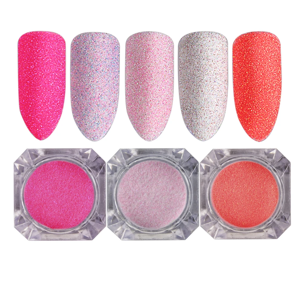

5pcs Nail Powder Dust Set Holographic Pigment Gradient Nail Art Glitter Shining Sugar Sandy Candy Manicure Decoration Kit JI650