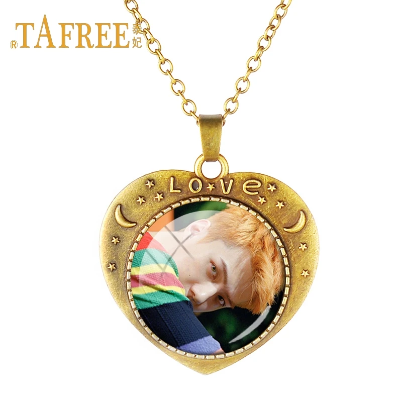 

TAFREE Popular Korean band BTS pendant necklace exquisite ladies pendant necklace for girlfriend birthday gift jewelry BTS93