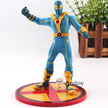 

X-MEN Deadpool Blue ONE:12 Collective Ver. PVC Mezco 1:12 X-man Action Figure Deadpool Figurine Collectible Model Toys Doll