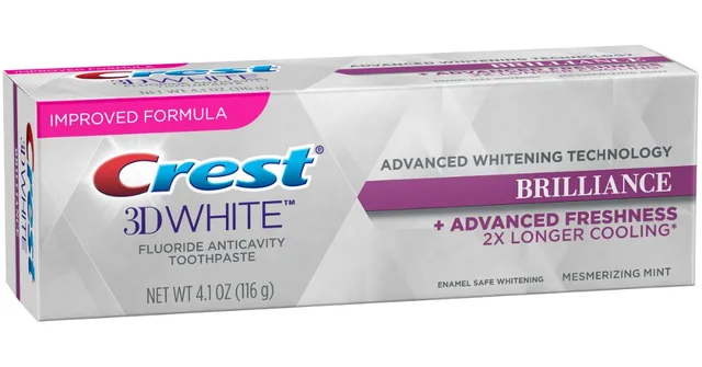 crest 3d white dentifrice 3D à la menthe, blanc brillant, masquant – Image 4