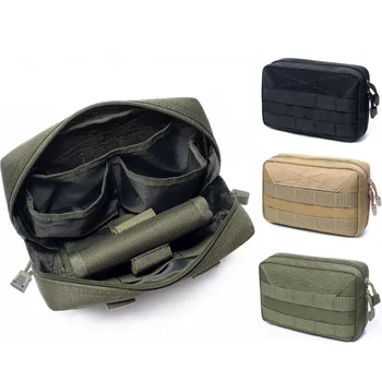

CQC Tactical EDC Molle Medical Pouch First Aid Kit Waist Pack Phone Holder Military Airsoft Outdoor Hunting Mag Bag